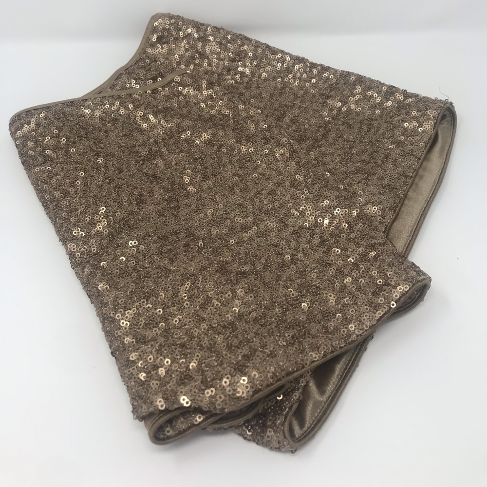 Forever 21 Gold Sequin Shorts